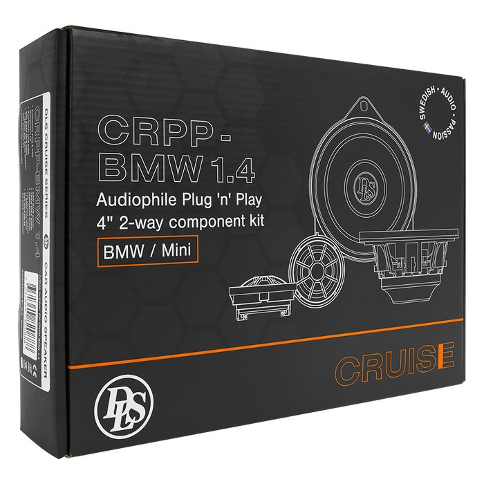 DLS Cruise CRPP-BMW1.4, automobilinis garsiakalbių sistema- pakuotė
