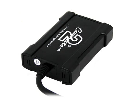 CTAPGUSB012 automobilnis USB/SD adapteris Peugeot 107 - Juodas adapteris su laidu ir užrašu