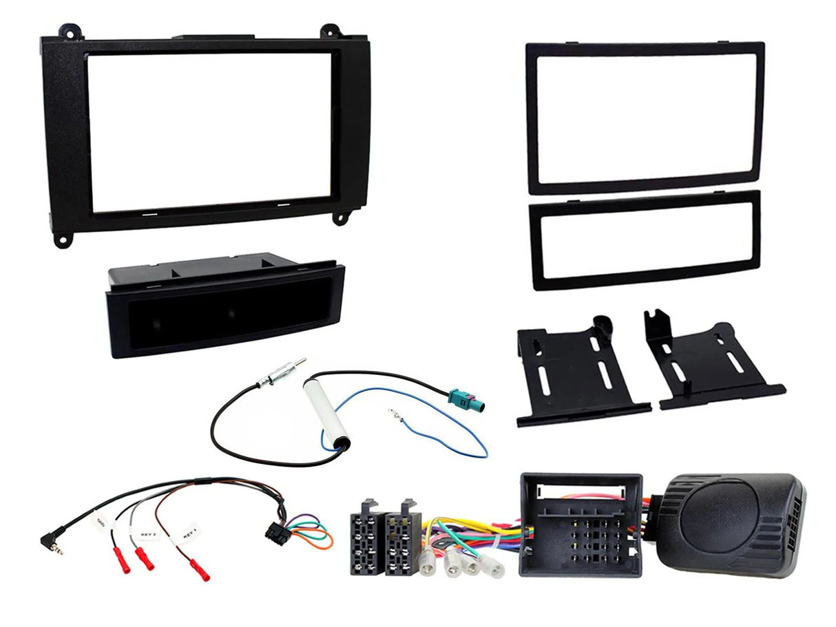 FOUR 4-CTKMB18 Mercedes Sprinter W906 07-10 1/2-DIN installation kit
