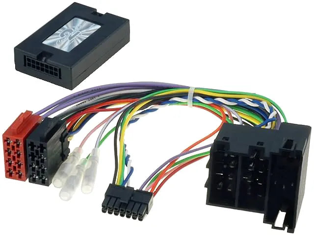 CTSAR003.2 CAN BUS valdymo ant vairo adapteris Alfa Romeo 147/GT - Juodas valdymo blokelis su laidais ir jungtimis