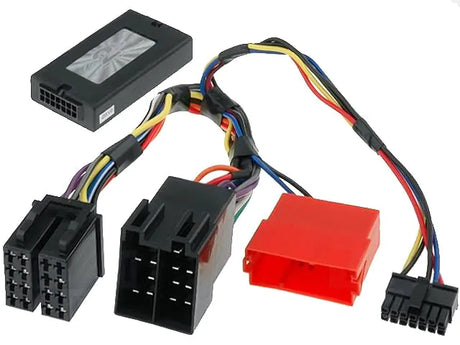 CTSHY001.2 valdymo ant vairo adapteris Hyundai i30 2007-2009 - Juodas modulis su laidais ir jungtimis
