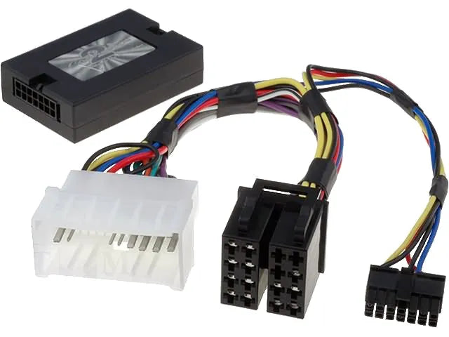 CTSHY002.2 valdymo ant vairo adapteris Hyundai Santa Fe 2006-2010 - Juodas valdymo blokelis su laidais ir jungtimis