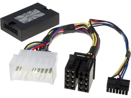 CTSHY002.2 valdymo ant vairo adapteris Hyundai Santa Fe 2006-2010 - Juodas valdymo blokelis su laidais ir jungtimis