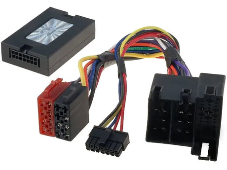 CTSKI001.2 valdymo ant vairo adapteris Kia Cee'd 2007-2009 - Juodas valdymo blokelis su laidais ir jungtimis