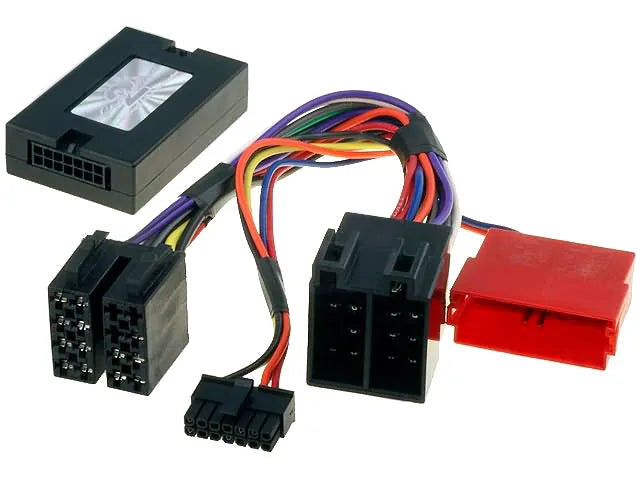 CTSKI002.2 magnetolos valdymo ant vairo adapteris Kia Soul/Sorent - Juodas valdymo blokelis su laidais ir jungtimis