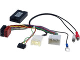 CTSMT003.2 valdymo ant vairo adapteris Mitsubishi Outlander 2010> - juodas valdymo blokelis su laidais ir jungtimis
