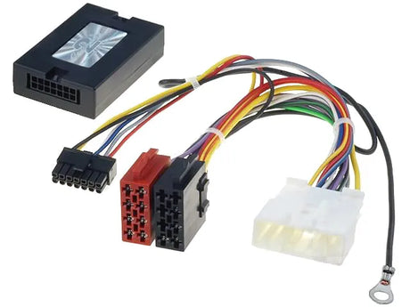 CTSNS001.2 valdymo ant vairo adapteris Nissan X-Trail/Navara/Qash - įvairiaspalviai laidai su jungtimis ir dėžutė