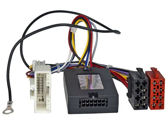 CTSNS001.2 valdymo ant vairo adapteris Nissan X-Trail/Navara/Qash - jungtys ir laidai su moduliu