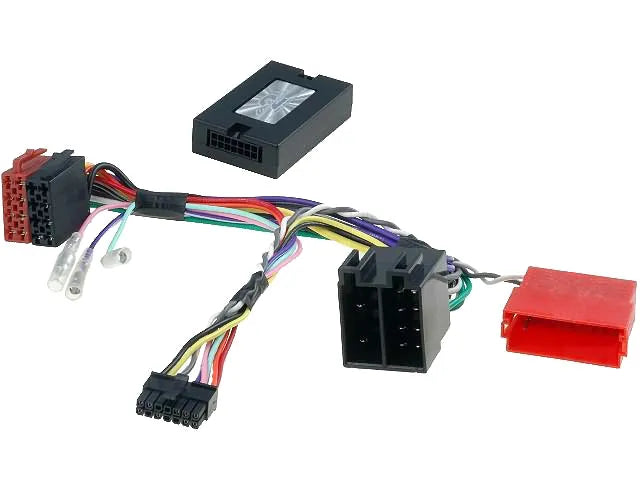 CTSNS005.2 valdymo ant vairo adapteris Nissan Primastar nuo 2011 - Juodas valdymo modulis su laidais ir jungtimis