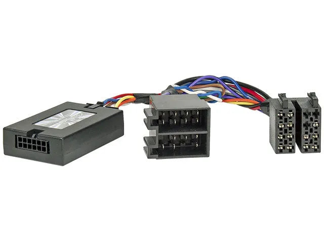 CTSPG006 valdymo ant vairo adapteris Peugeot (nuo 2002) - Juodas adapteris su laidais ir jungtimis