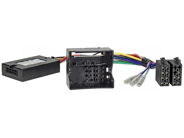 CTSPG007.2 CAN-BUS magnetolos valdymo ant vairo adapteris Peugeot - Adapterio jungtys su laidais ir moduliais
