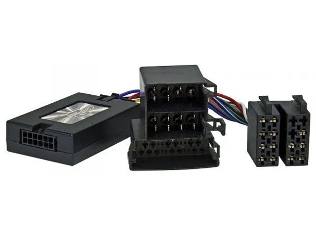 CTSSK001.2 valdymo ant vairo adapteris Skoda visi modeliai iki 20 - Juodas adapteris su laidais ir jungtimis