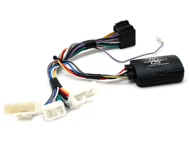 CTSTY002.2 magnetolos valdymo ant vairo adapteris Toyota, Subaru Forester - Juodas valdymo modulis su laidais ir jungtimis