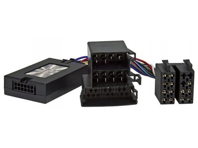 CTSVW001.2 VW distancinio valdymo ant vairo adapteris ISO - Juodas adapteris su laidais ir jungtimis