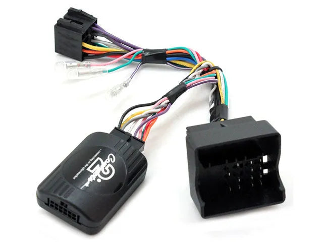 CTSVW002.2 VW CAN-Bus distancinio valdymo ant vairo adapteris - Juodas adapteris su laidais ir jungtimis