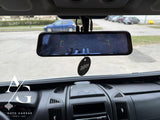 CarPlay ir Android Auto veidrodis sumontuotas kemperyje GALINIO VAIZDO KAMERA