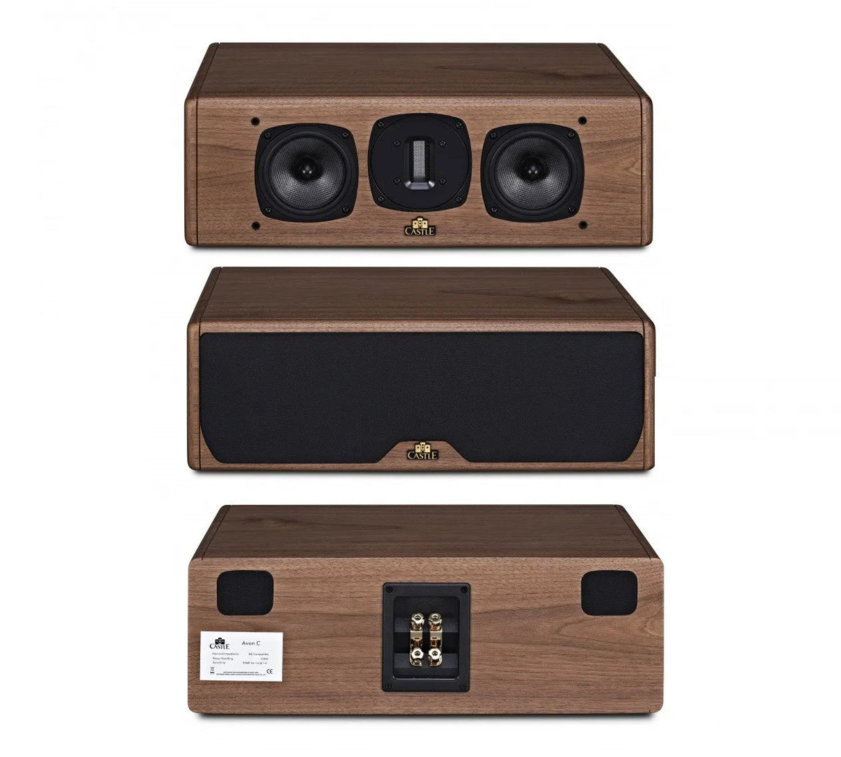 Centrinė garso kolonėlė Castle Avon C, 3-jų juostų