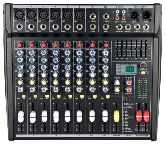 Citronic CSL-10, mikšerinis pultas su DSP