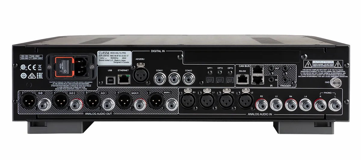 Classé Delta Pre pradinis galios stiprintuvas