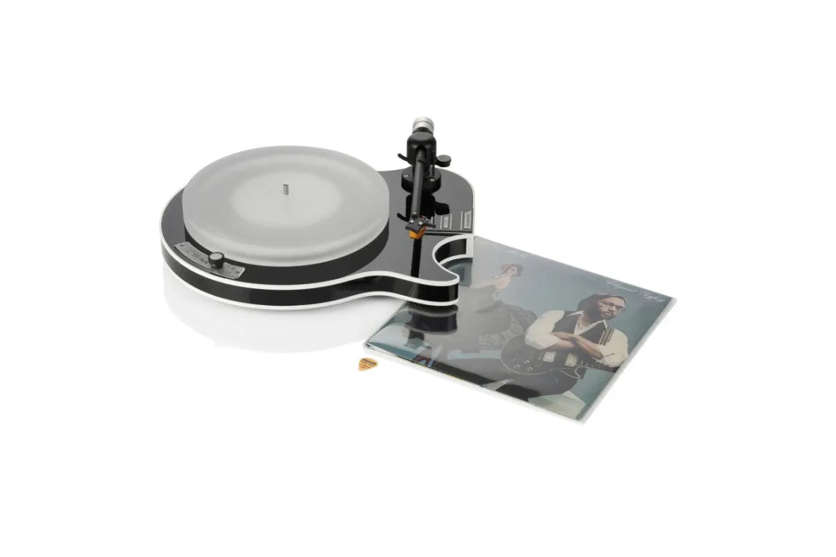 Clearaudio Celebrity “Al Di Meola” Edition, patefonas - Gitara primenanti plokštelės grotuvo forma