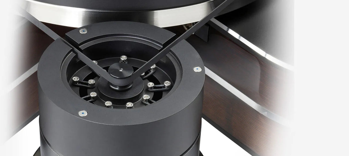 Clearaudio Master Jubilee, patefonas - Variklio dirželis ir tvirtinimo detalės