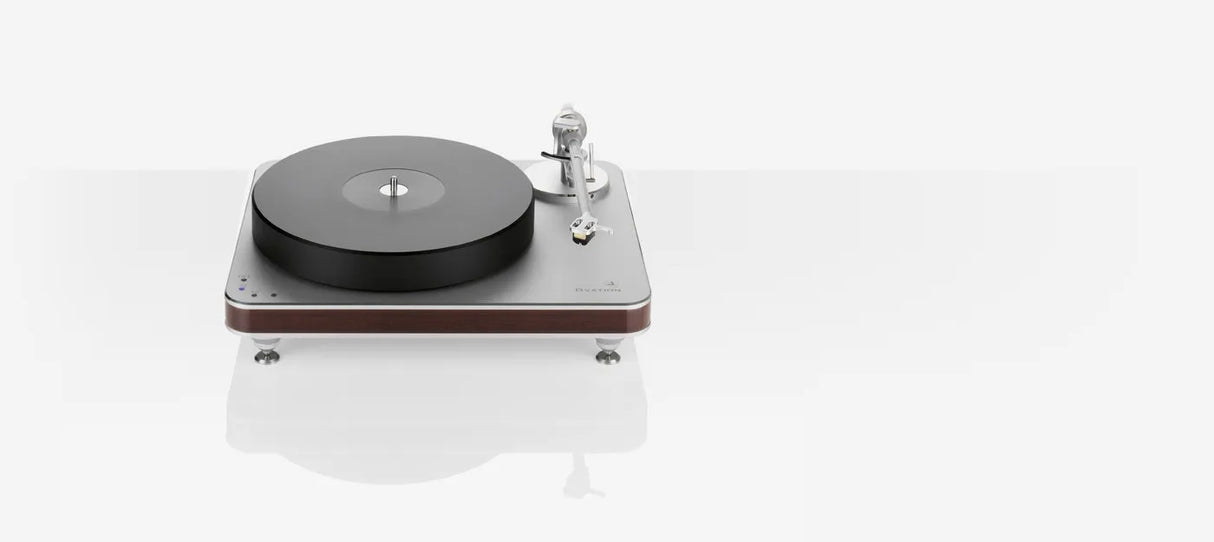 Clearaudio Ovation, patefonas - Medinis rėmas ir valdymo mygtukai