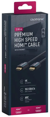 Clicktronic Premium High Speed HDMI™ kabelis su Ethernet