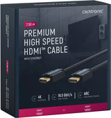 Clicktronic Premium High Speed HDMI™ kabelis su Ethernet