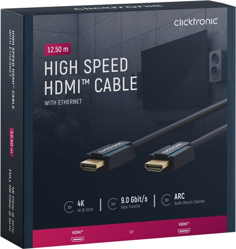 Clicktronic Premium High Speed HDMI™ kabelis su Ethernet palaikymu (0.5-20m)
