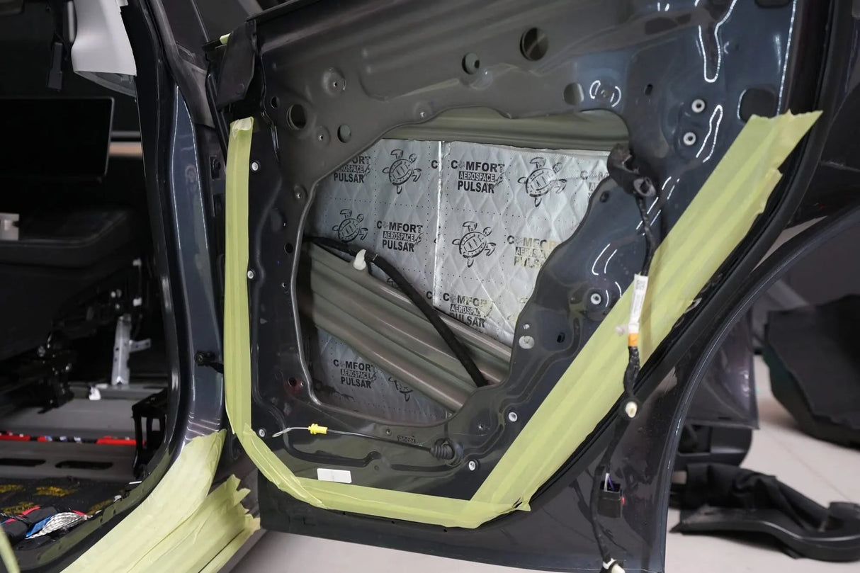 Comfort Mat AEROSPACE PULSAR, 5mm vibro izoliacija (0.5x0.32m) - Durų vidinė pusė su izoliacija