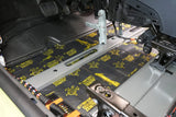 Comfort Mat AEROSPACE ZENITH, 9mm vibro izoliacija (0.48x0.32m) - Vėžlių raštas ant juodos izoliacijos