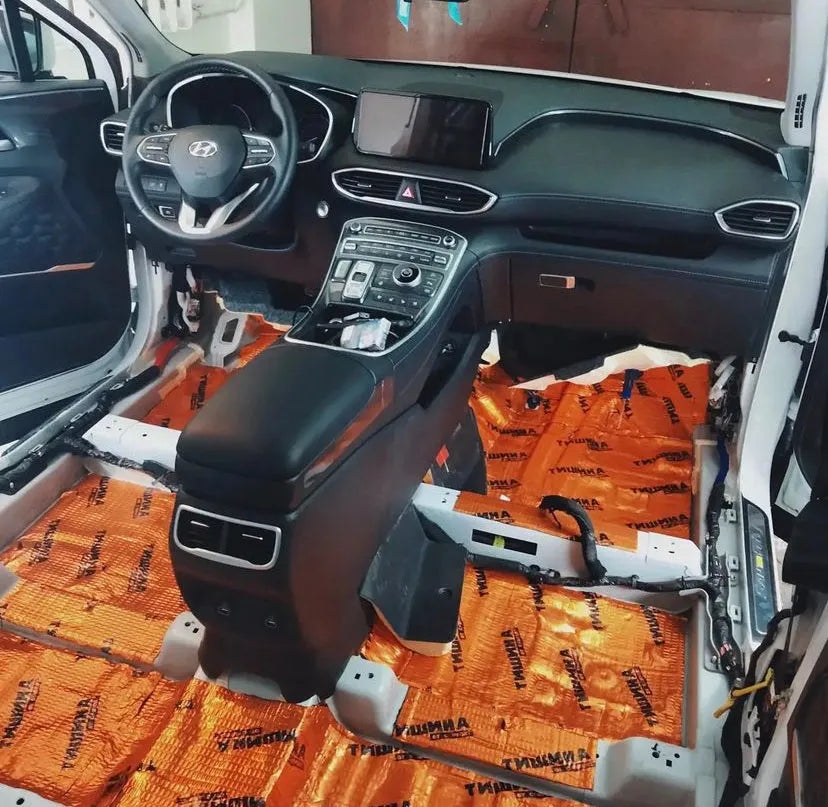 Comfort Mat BRONZE, 4mm vibro izoliacija (0.5x0.7m) - automobilio salono grindys su vibroizoliacija