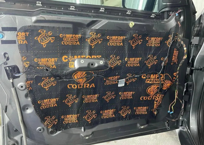 Comfort Mat COBRA, 2.3mm vibro izoliacija (0.5x0.7m) - durų apmušalas su vibro izoliacija