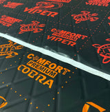 Comfort Mat COBRA, 2.3mm vibro izoliacija (0.5x0.7m) - Vibracijos izoliacijos matas su "COBRA" užrašu