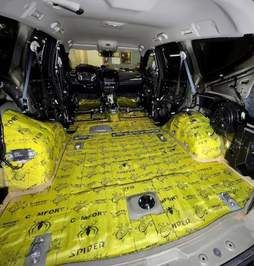 Comfort Mat SPIDER, 3.5mm vibro izoliacija (0.5x0.7m) - Automobilio salono grindys su garso izoliacija