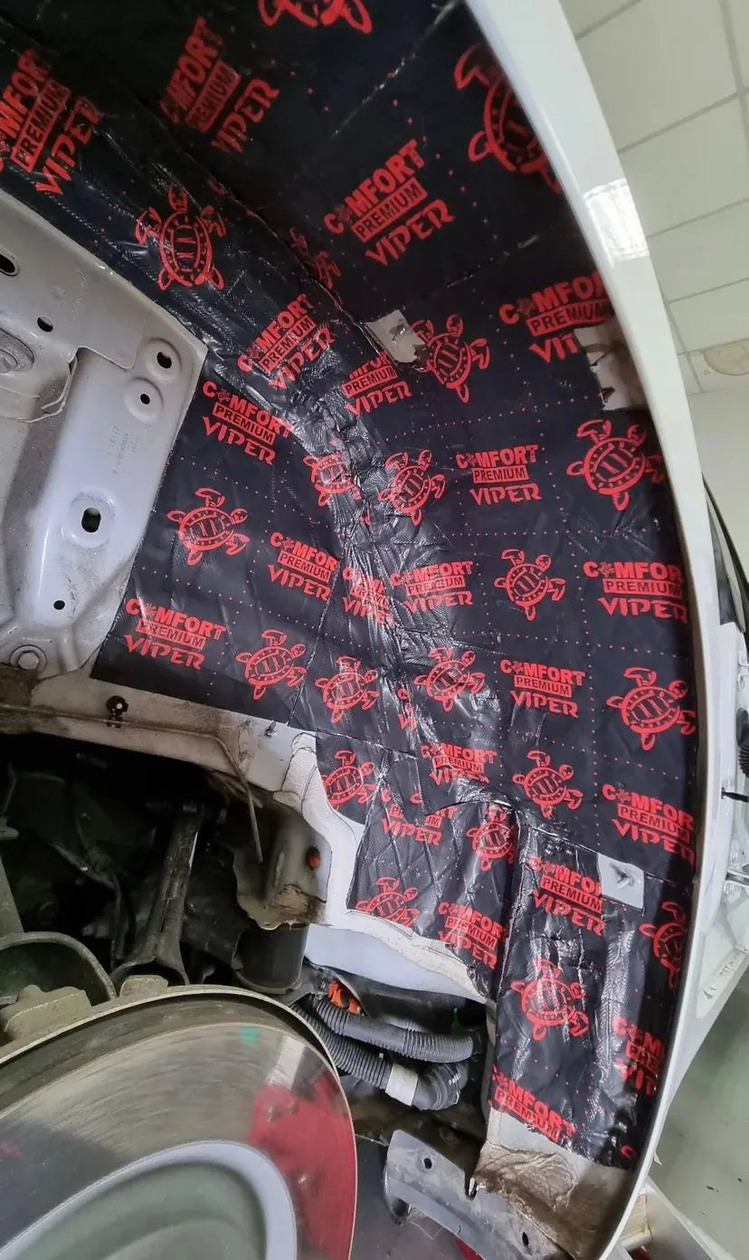 Comfort Mat VIPER, 3mm vibro izoliacija (0.5x0.7m) - Automobilio arkos su vibroizoliacija ir logotipais