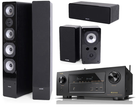 Copy of Namų kino komplektas - stiprintuvas Denon AVR-X2600H , su kolonėlėm Dynavoice Challenger M-65, C-5, S-5 EX (v.4)