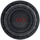 DD Audio 1506 D4 ESP - detalus vaizdas su logotipu ir tekstūra