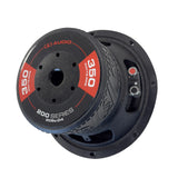 DD Audio 208e-D4 - Galinė dalis su jungtimis ir logotipais