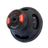 DD Audio 212e-D2 - Galinė dalis su jungtimis ir specifikacija