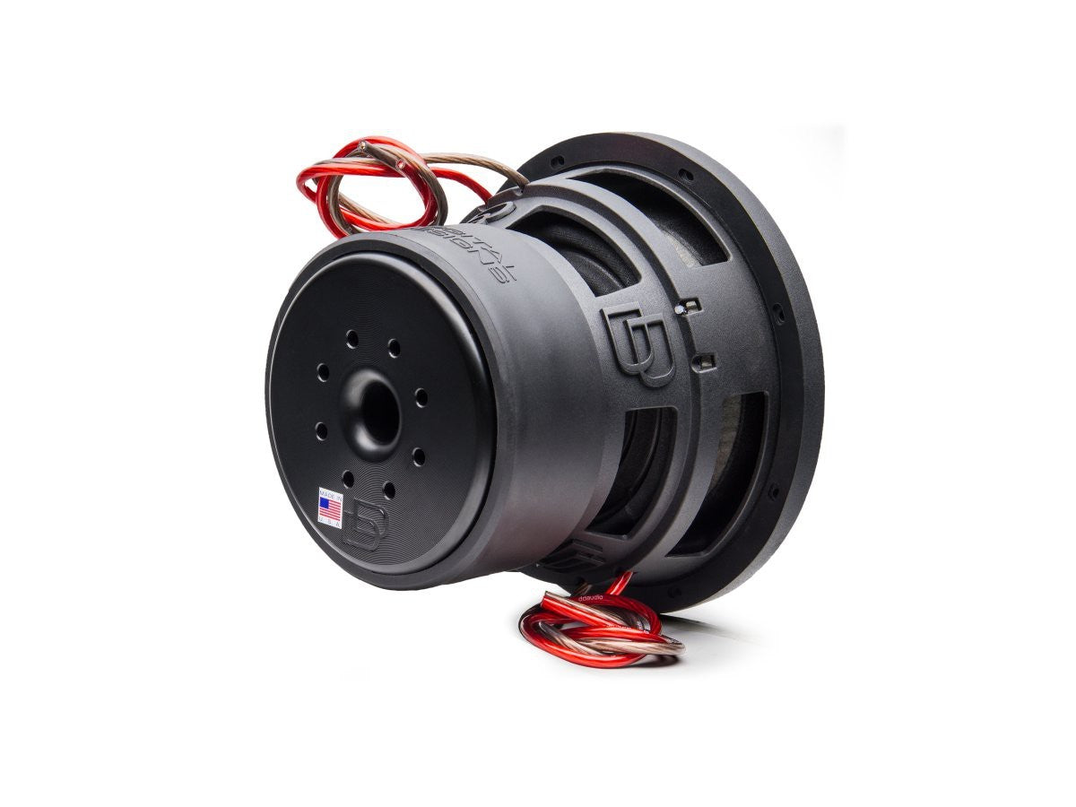 DD Audio 2508 ESP D2 - Galinė dalis su laidais ir logotipu