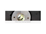 DD Audio 2518c D2 - Aušinimo sistemos detalė su ventiliacijos angomis