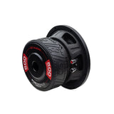 DD Audio 508e-D4 - Galinė dalis su jungtimis ir užrašais
