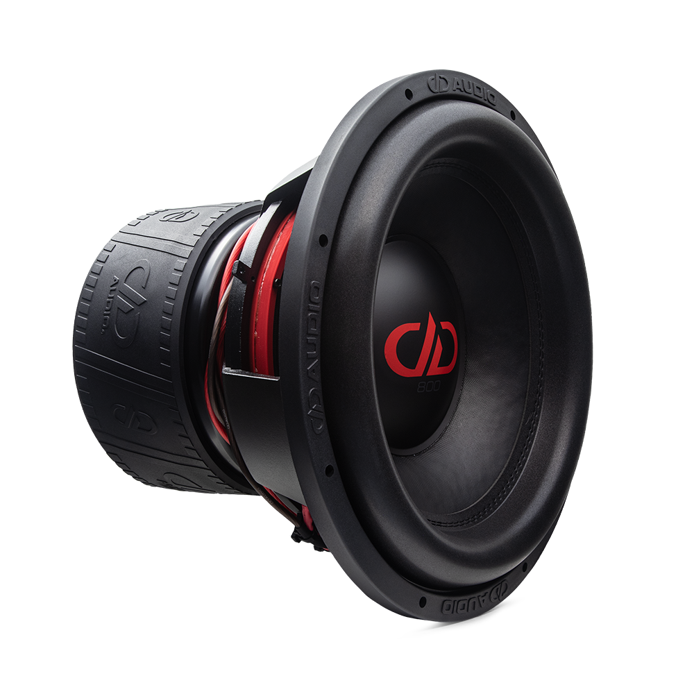 DD Audio 815f-D2 - Garsiakalbio magnetas ir laidai raudoni
