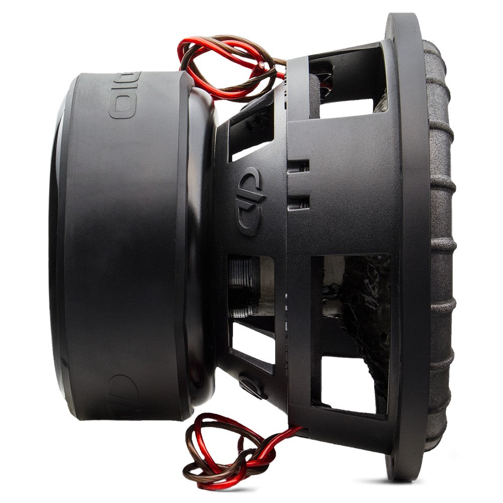 DD Audio 9912B D1 ESP - Šoninis vaizdas su laidais ir logotipu