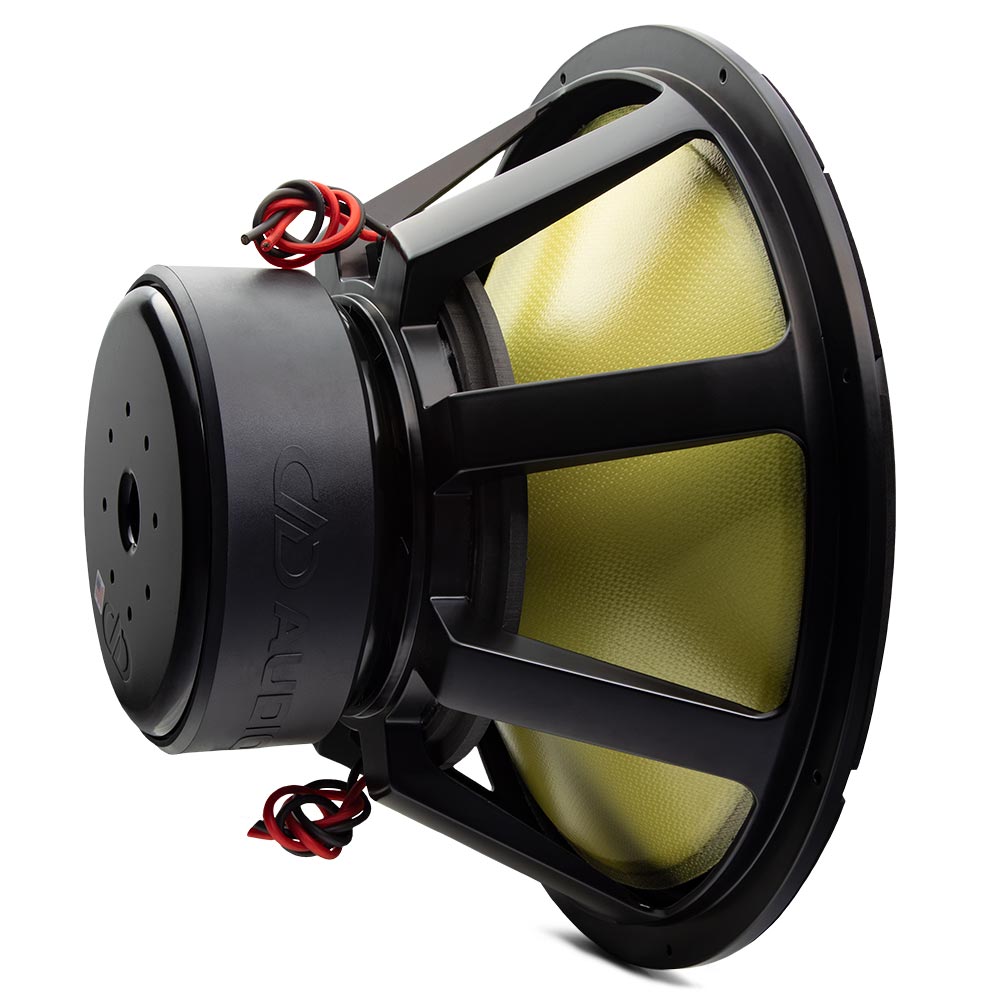 DD Audio 9921a D0.5 - Šoninis vaizdas su laidais ir logotipu