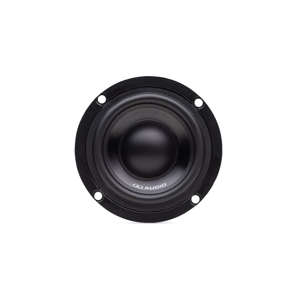 DD Audio AM-3 - Garsiakalbio priekinė dalis su logotipu