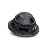 DD Audio AM-3 - juodas metalinis kupolas su logotipu ir jungtimis