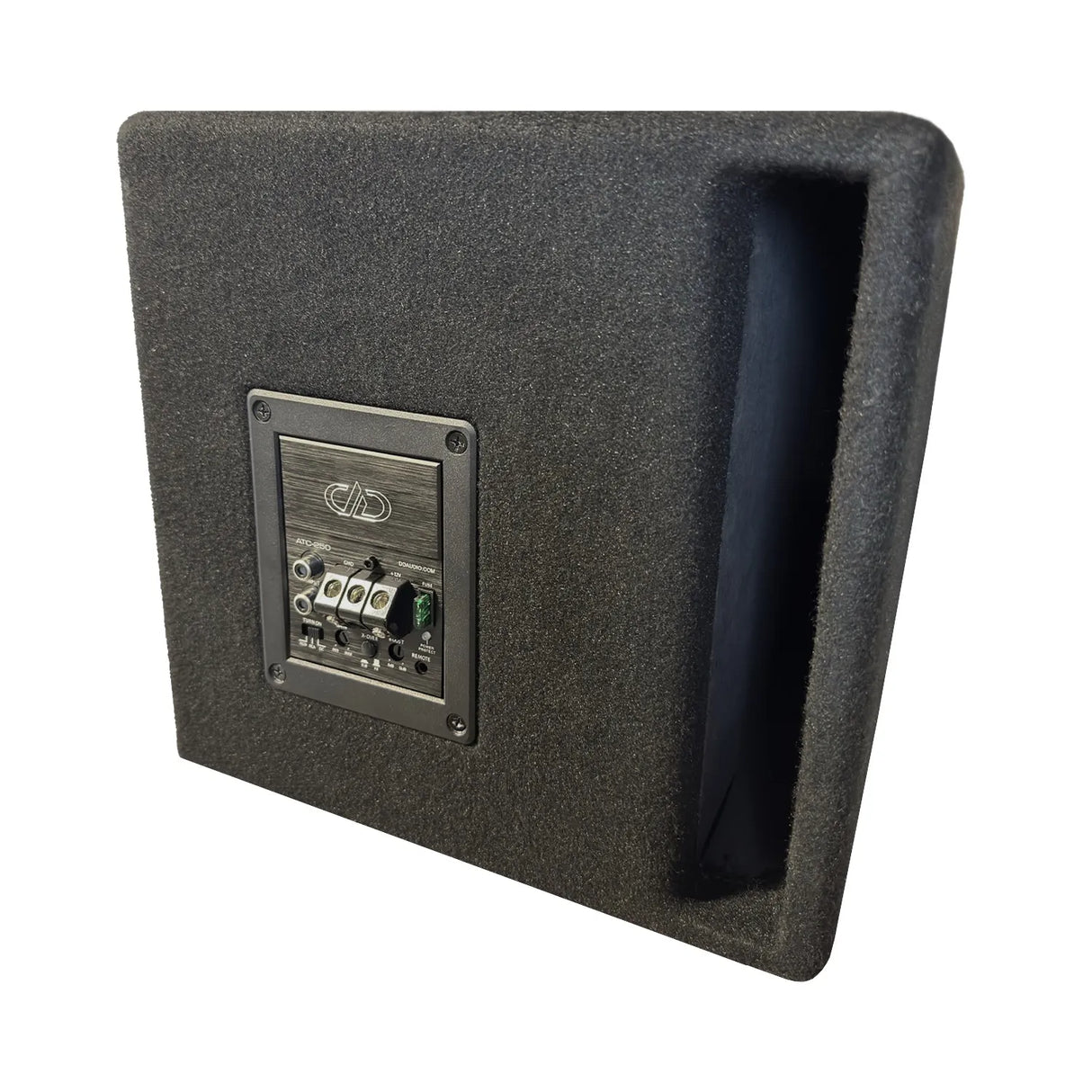 DD Audio ATC-250 - Galinė panelė su jungtimis ir valdikliais