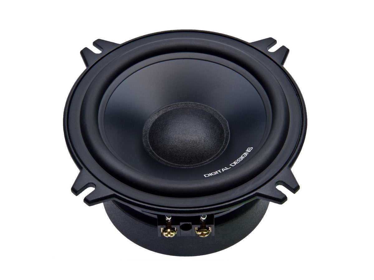 DD Audio AW5.25 - garsiakalbio jungtys ir tvirtinimo detalės